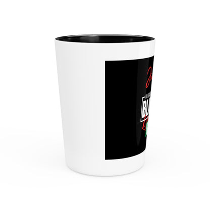 Vaso de chupito de negrura del decimonoveno