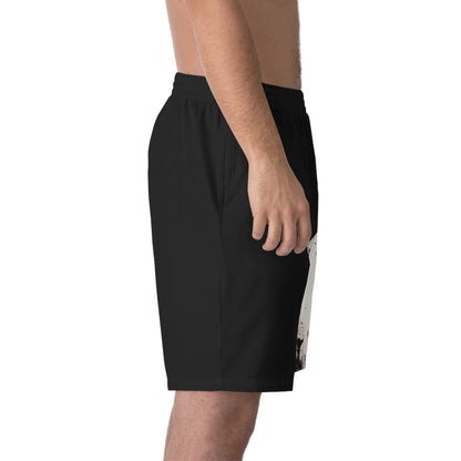 Skully A Men's Elastic Beach Shorts (AOP)