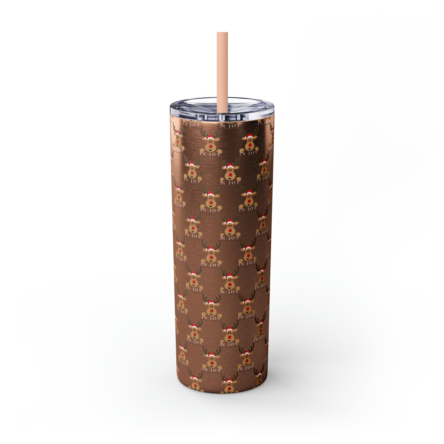 In Joy Chase Skinny Tumbler with Straw, 20oz