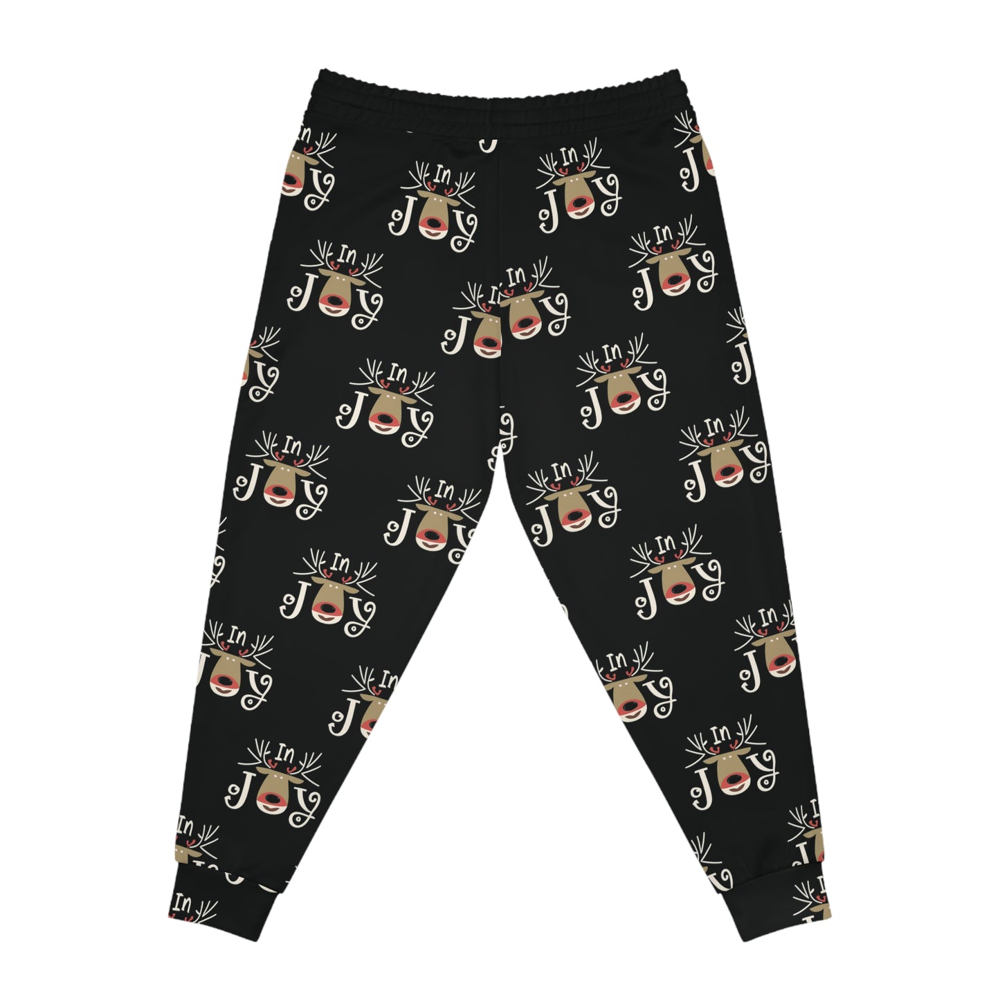 In Joy A Reindeer Athletic Joggers (AOP)