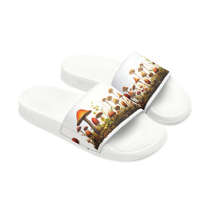 Mushroom Youth PU Slide Sandals