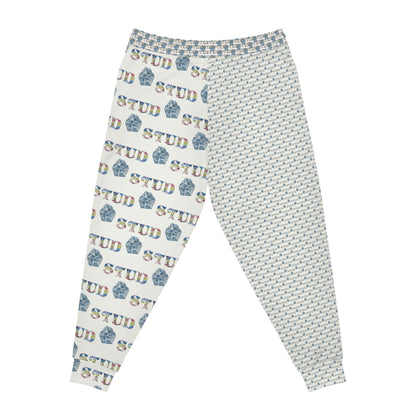 Joggers deportivos en blanco roto con Stud Muffin