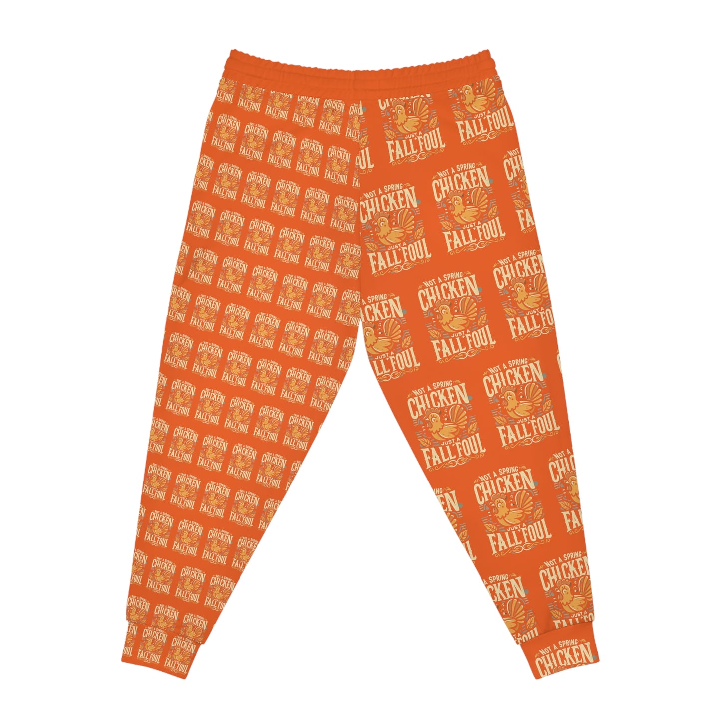 Fall Foul A Jack-O-Lantern Orange Athletic Joggers (AOP)