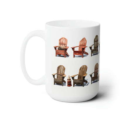 Like A Mug Adirondack Chairs 5 Ceramic Mug 15oz