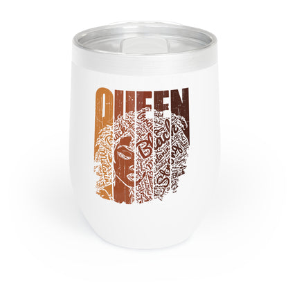 Melanin Queen Chill Wine Tumbler