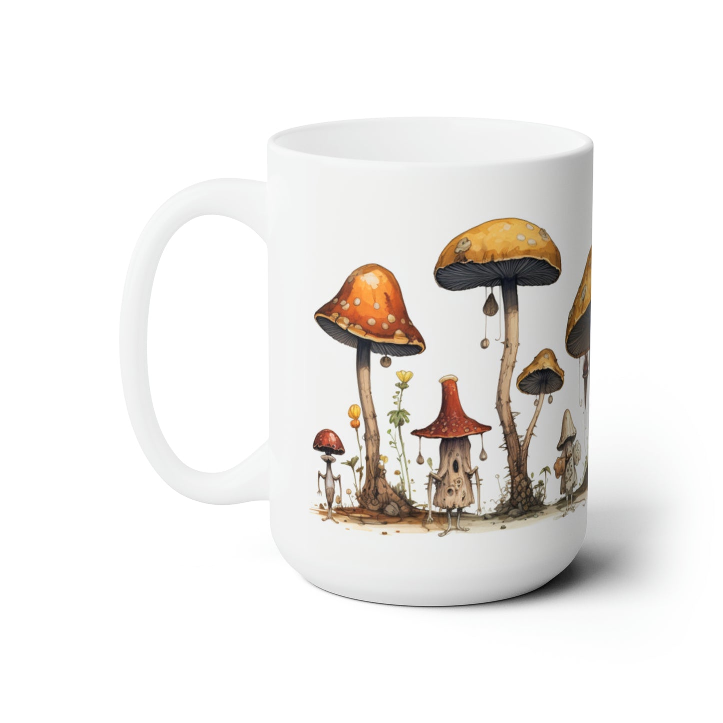 Like A Mug Mushrooms 9 Ceramic Mug 15oz