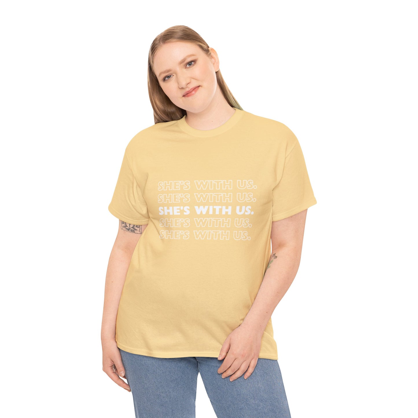 ATN She's With Us Unisex Heavy Cotton Tee