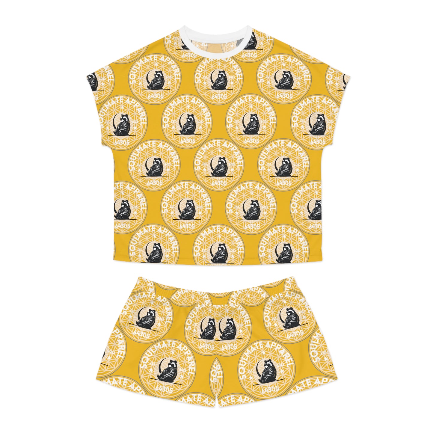 Soulmate Apparel Tanuki Cotton Candy Banana PJs