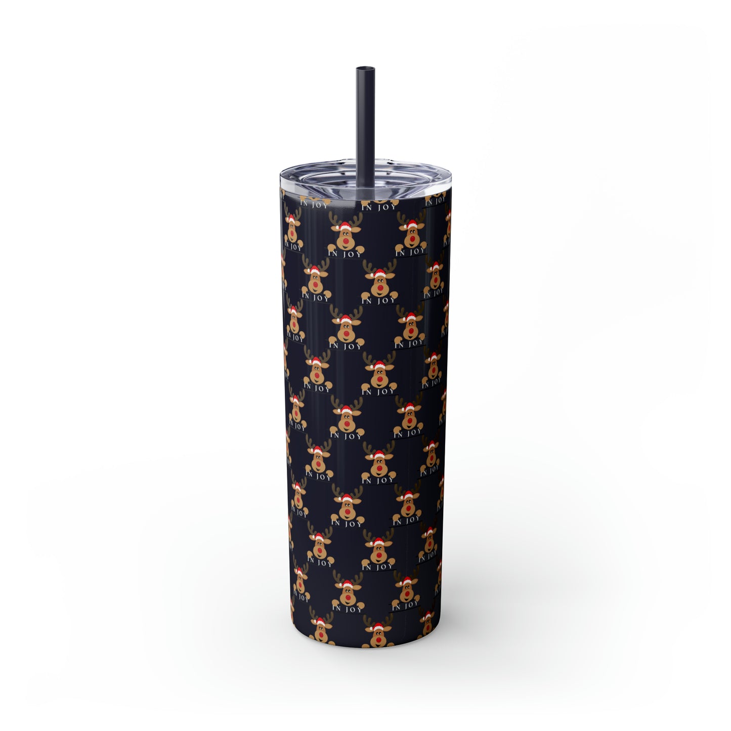 In Joy Chase Skinny Tumbler with Straw, 20oz