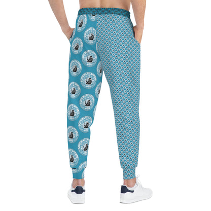 Soulmate Apparel Tanuki Cotton Candy Blue Raspberry Athletic Joggers