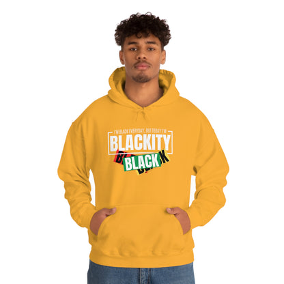 Blackity Sudadera con capucha unisex Heavy Blend™ negra