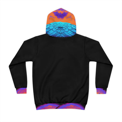 Sudadera con capucha para niños Fall Pumpkin Bird A (AOP)