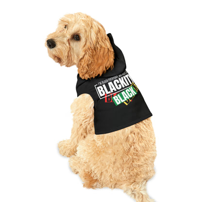 Sudadera con capucha para mascotas Blackity Bark