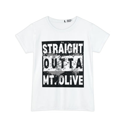 Straight Outta ... Mt Olive B Women's Short Sleeve Shirt (AOP)