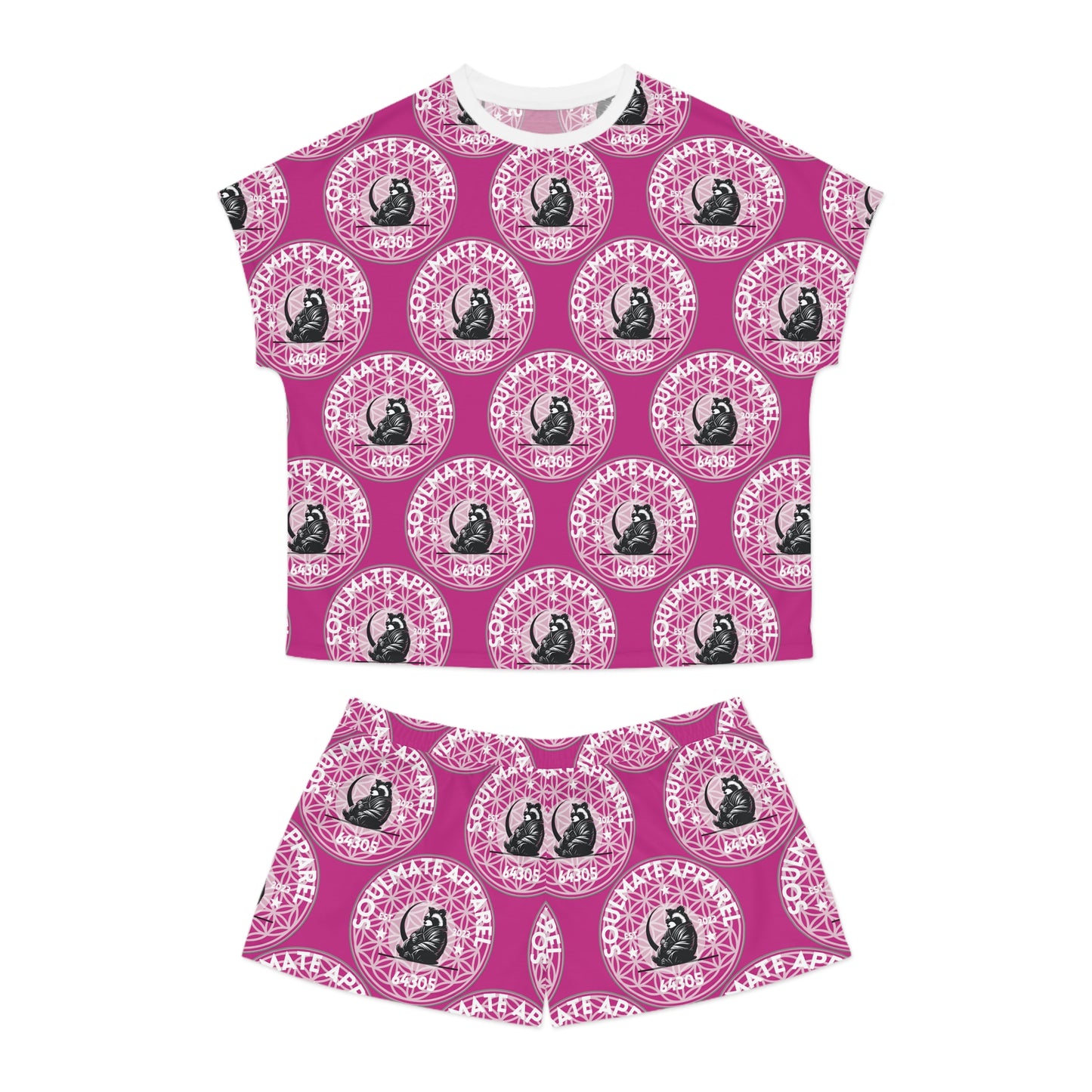 Soulmate Apparel Tanuki Cotton Candy Bubble Gum PJs