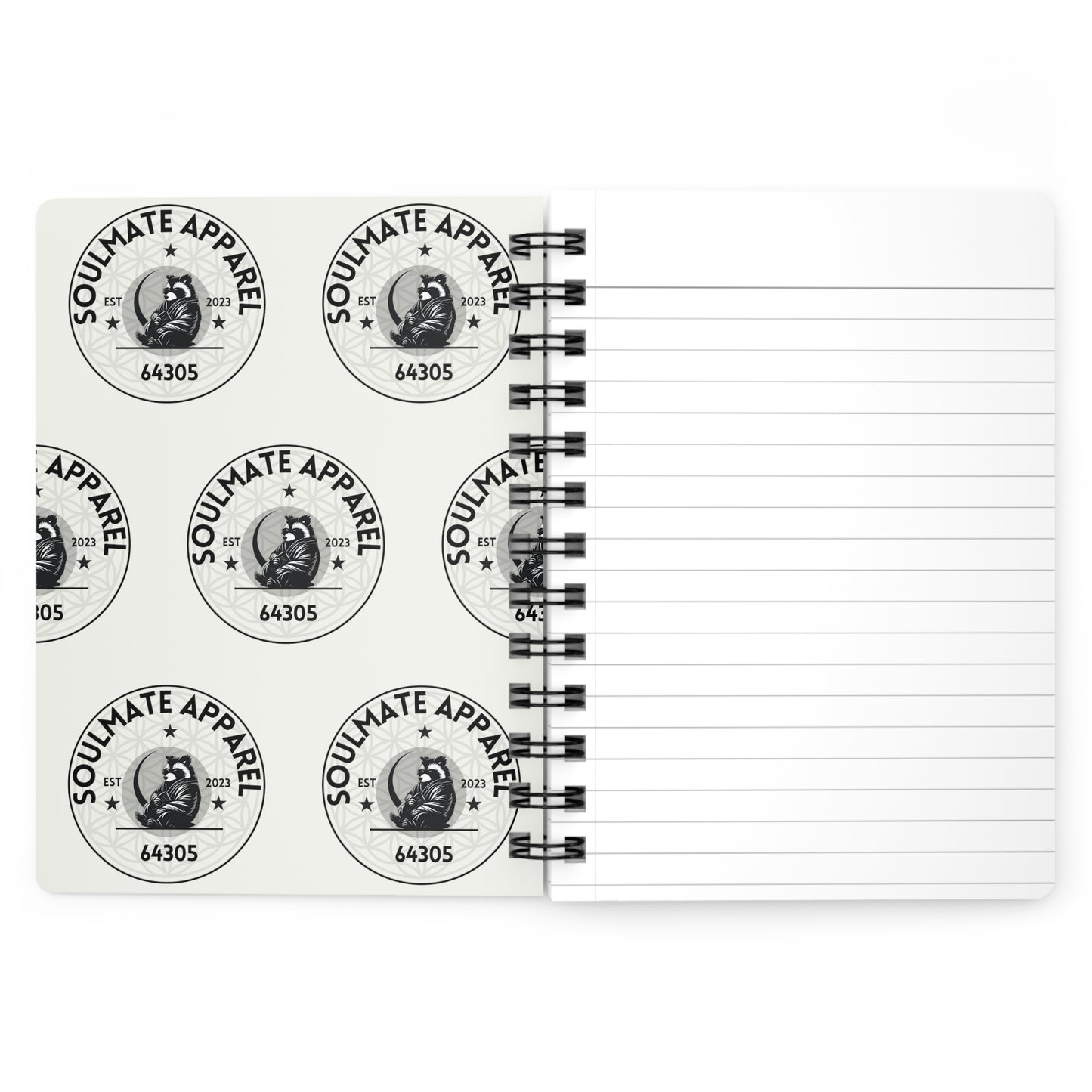 Soulmate Apparel Tanuki B Spiral Bound Journal