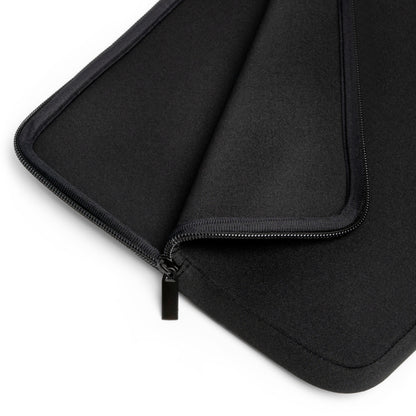 Soulmate Apparel Tanuki Black Text Offwhite Laptop Sleeve