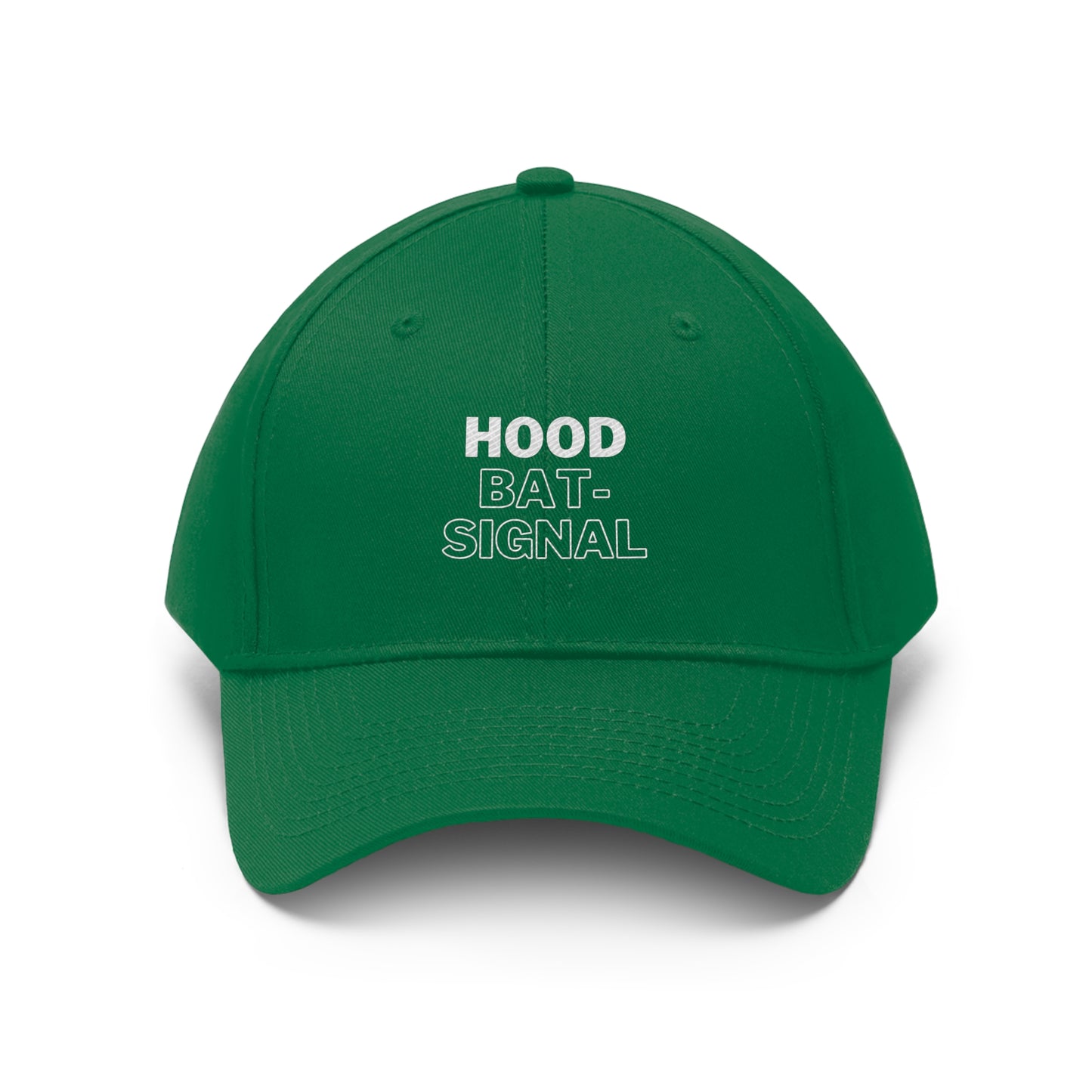 Riverside Rumble Hood Black Hat Unisex Twill Hat