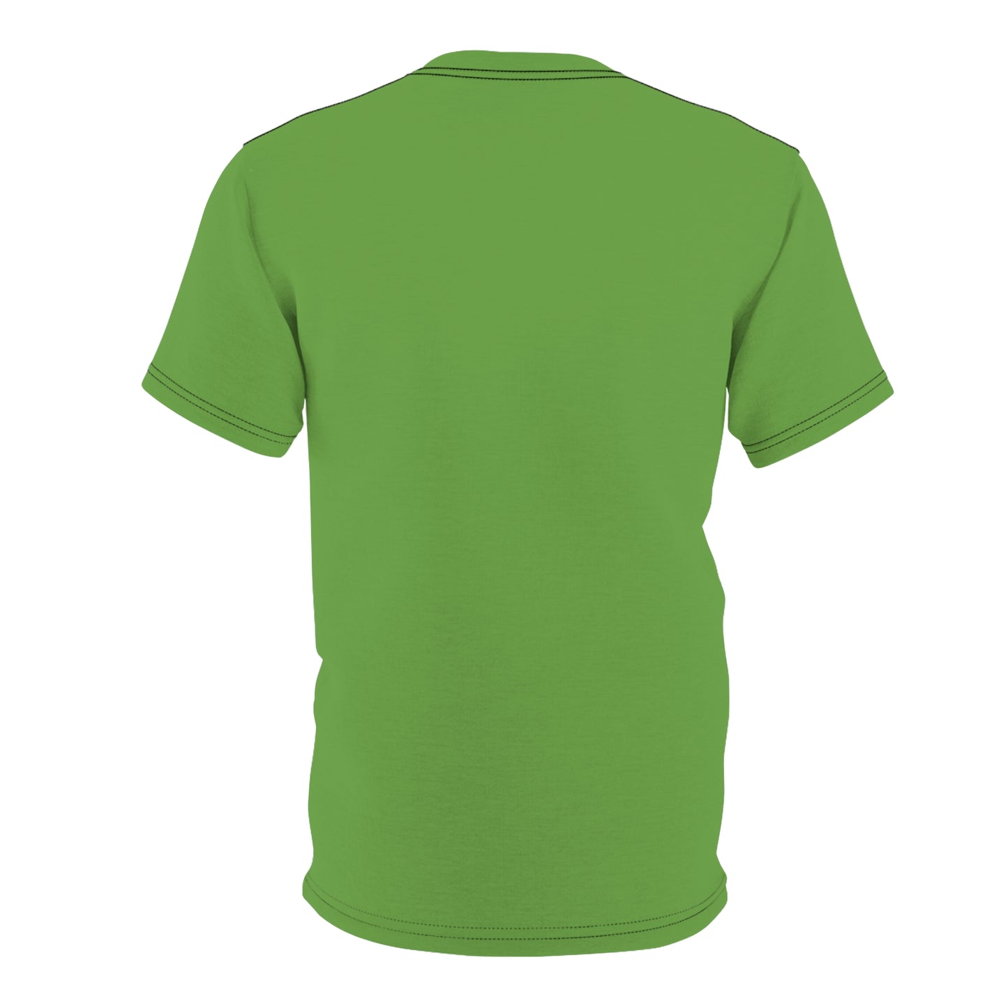 Disfraz de Halloween Manzana Verde Camiseta unisex cortada y cosida (AOP)