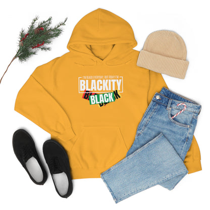 Blackity Sudadera con capucha unisex Heavy Blend™ negra