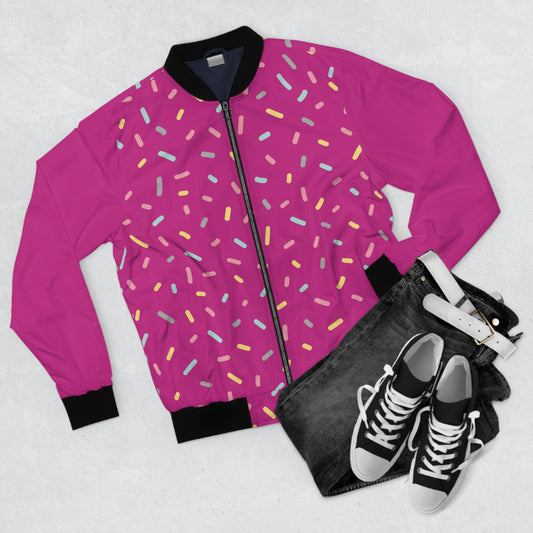 Ice Cream B (Pink) Men's Bomber Jacket