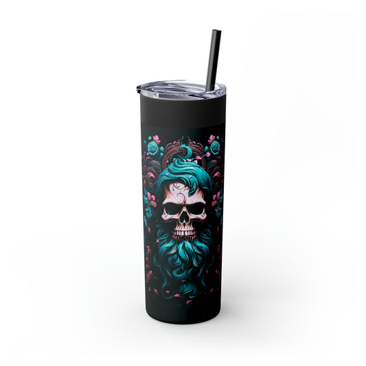 Vaso delgado con pajita Halloween B, 20 oz