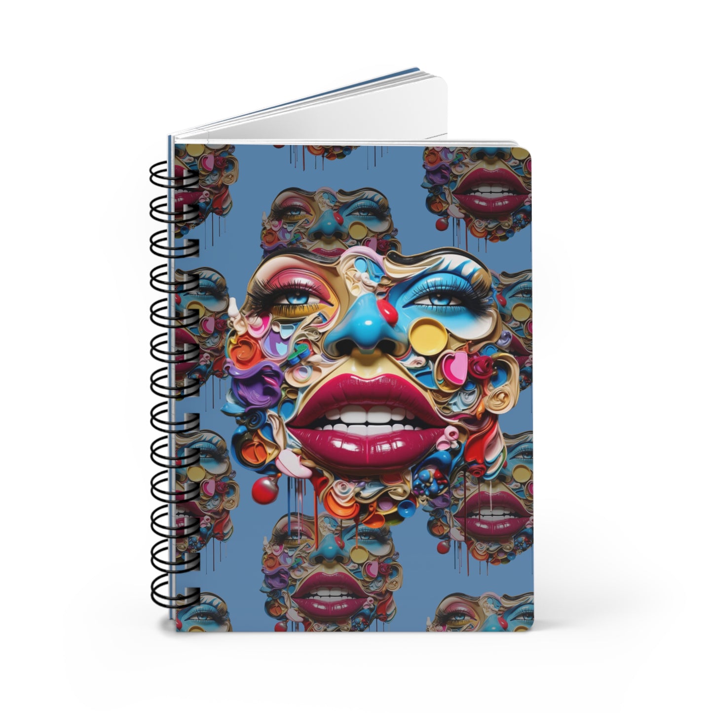 Lips Lips B Spiral Bound Journal