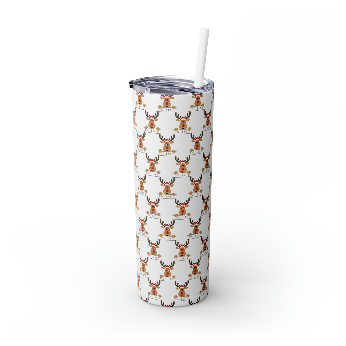 In Joy Chase Skinny Tumbler with Straw, 20oz