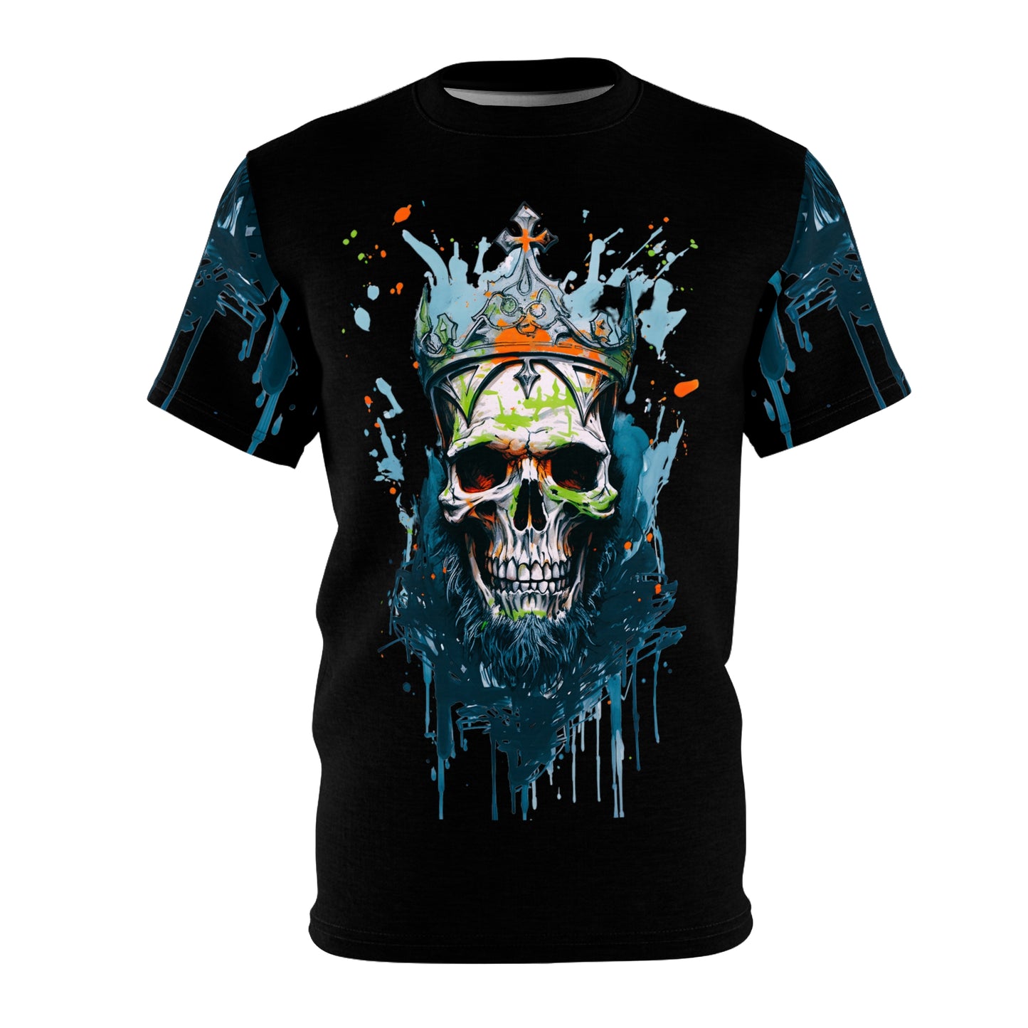 Camiseta unisex de corte y costura Halloween E (AOP)