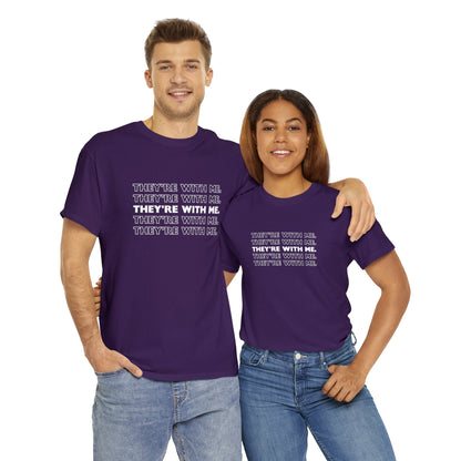 ATN They're With Us Unisex Heavy Cotton Tee