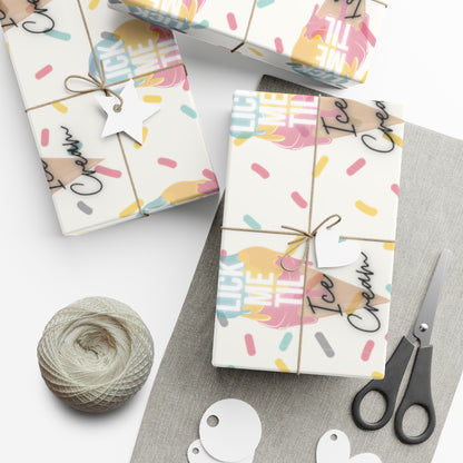 Ice Cream B Gift Wrap Papers