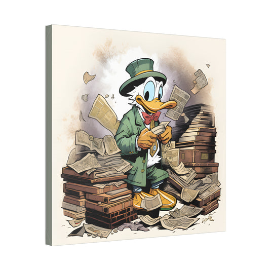 Rich as Duck Polyester Canvas