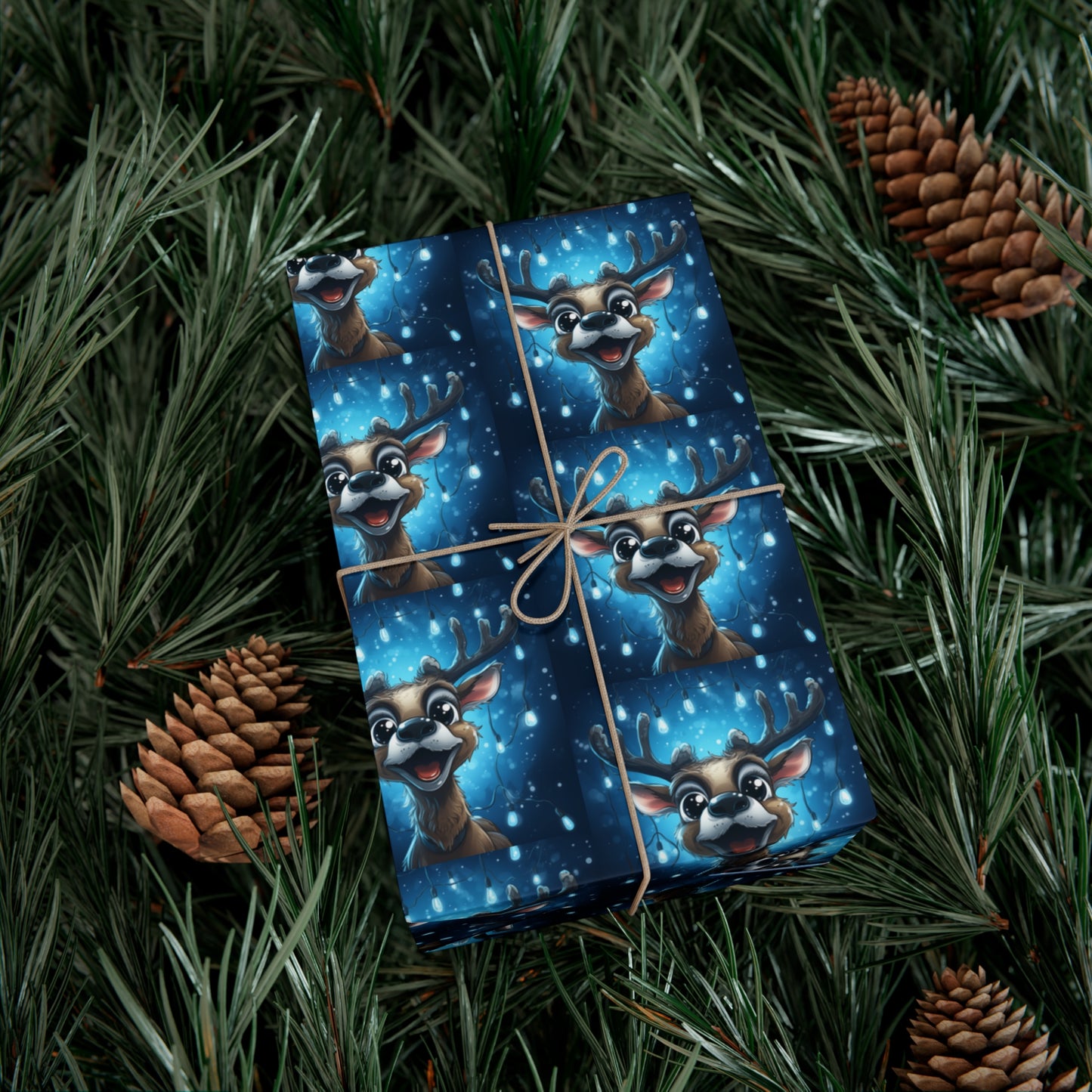 Reindeer C Gift Wrap