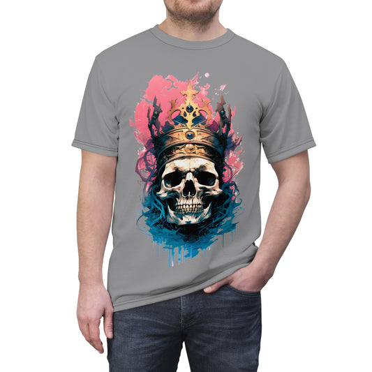 Camiseta unisex de corte y costura de Halloween D (AOP)