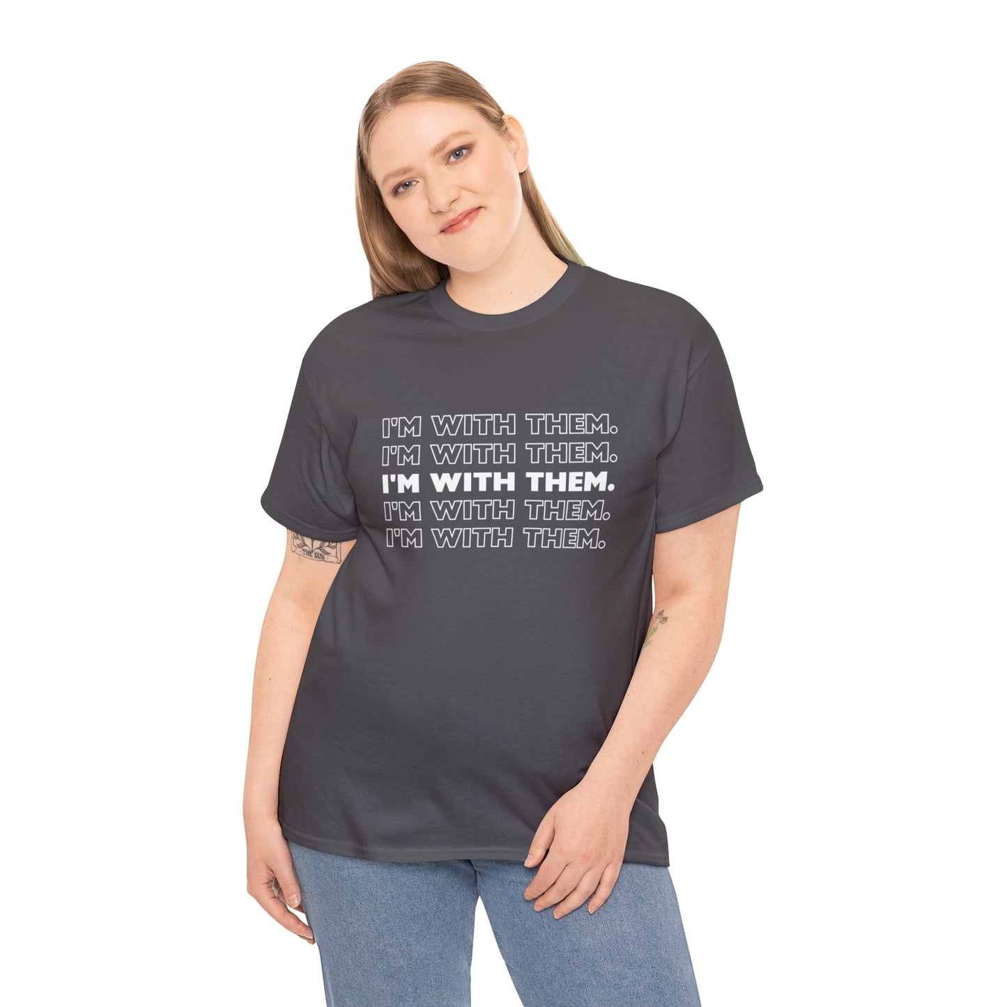 ATN I'm With Them Unisex Heavy Cotton Tee