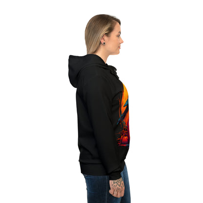 Sudadera con capucha deportiva Fall Pumpkin Bird B (AOP)