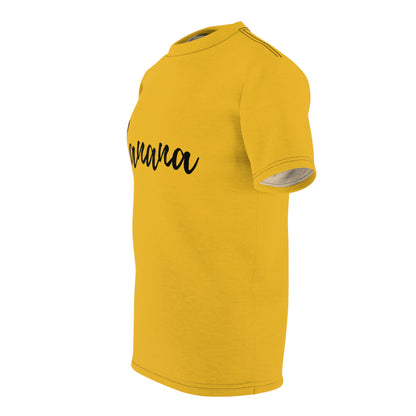 Disfraz de Halloween Banana Camiseta unisex cortada y cosida (AOP)