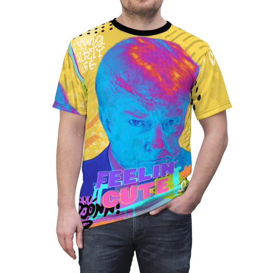 Trump Feelin Cute Unisex Cut & Sew Tee (AOP)