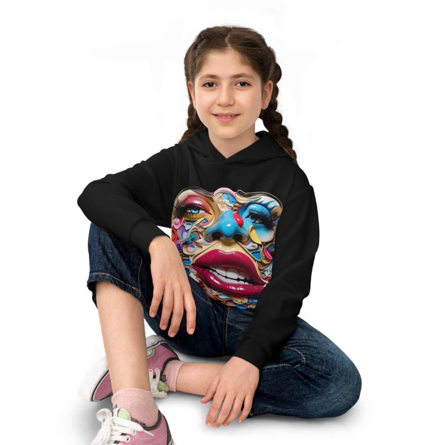 Sudadera con capucha infantil Carnaval (AOP)