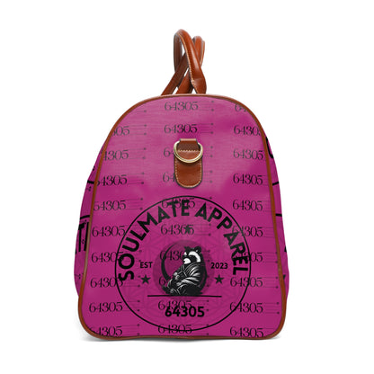 Soulmate Apparel Tanuki Cotton Candy Bubble Gum Waterproof Travel Bag