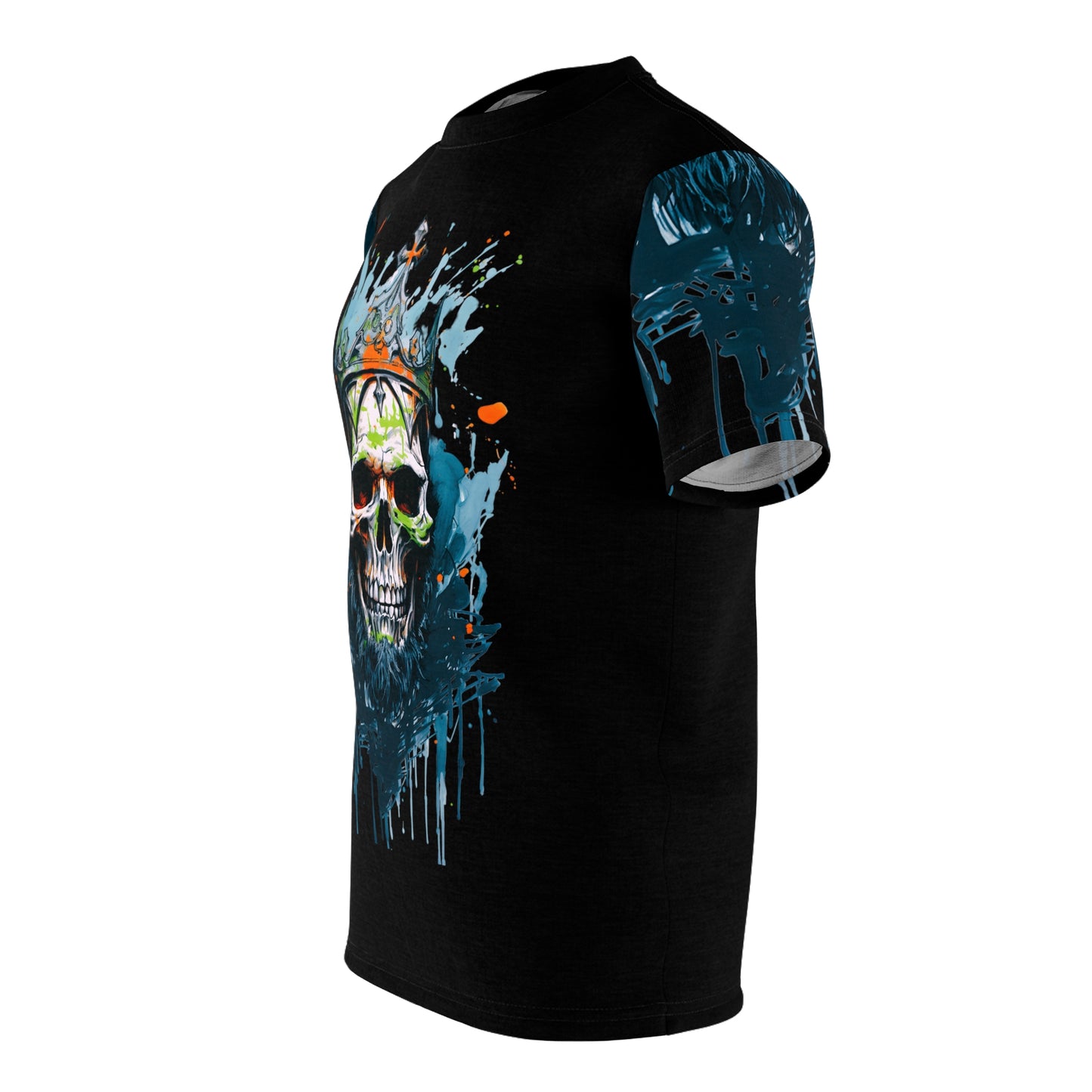 Camiseta unisex de corte y costura Halloween E (AOP)