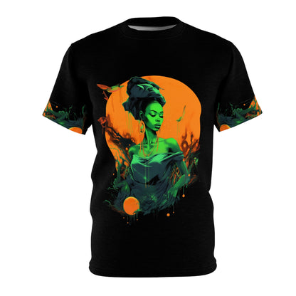 Halloween Witch C Unisex Cut & Sew Tee (AOP)