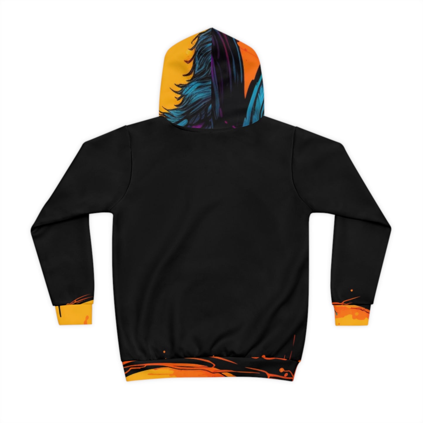 Sudadera con capucha para niños Fall Pumpkin Bird B (AOP)