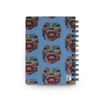 Lips Lips B Spiral Bound Journal