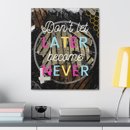 Later BC Never Black Polyester Canvas