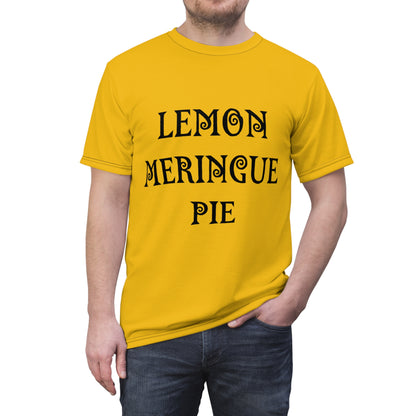 Halloween Costume Lemon Meringue Pie Unisex Cut & Sew Tee (AOP)