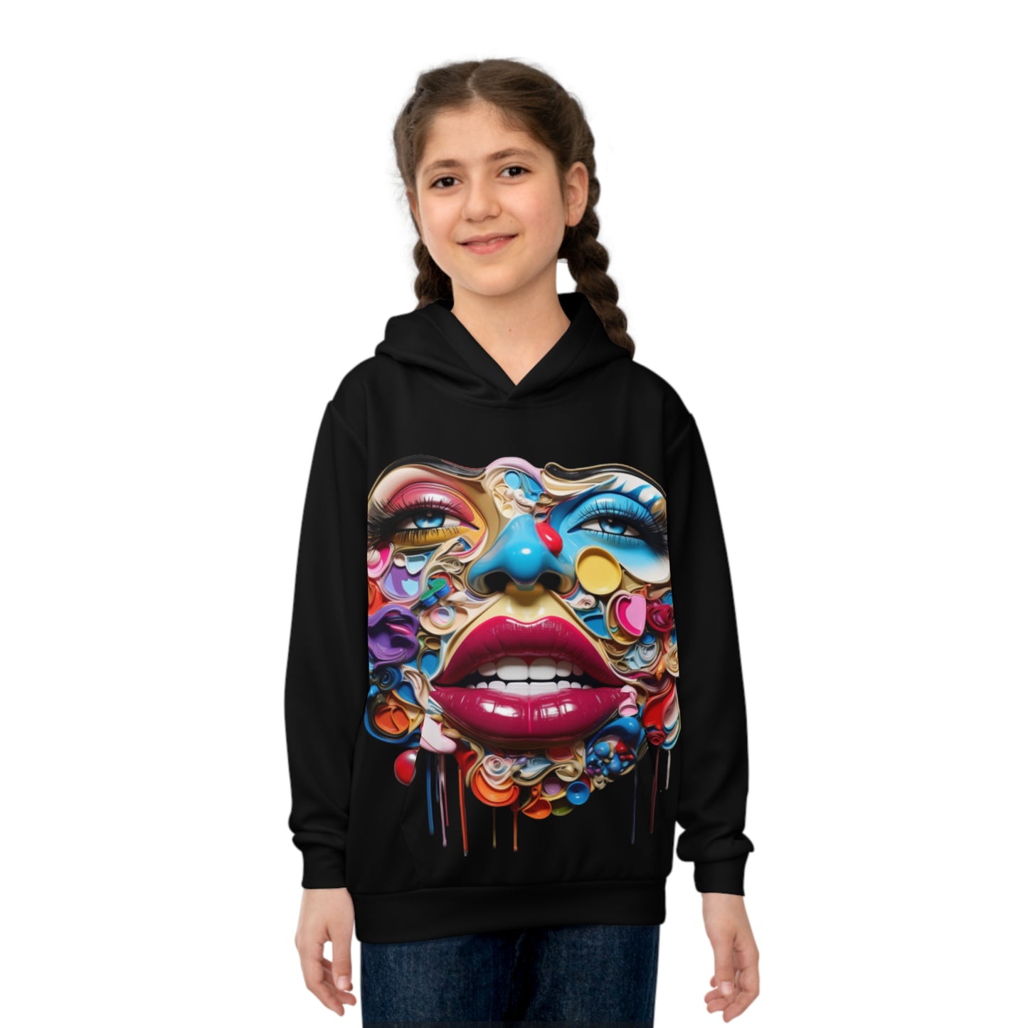 Sudadera con capucha infantil Carnaval (AOP)