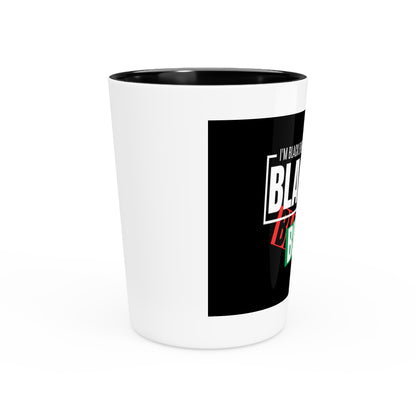 Vaso de chupito negro