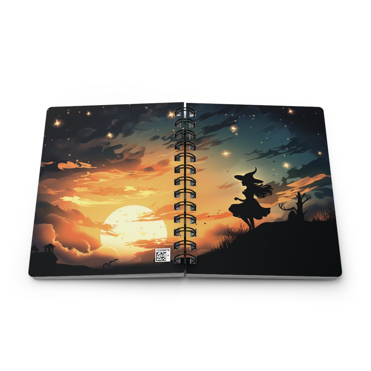 Silly Witch B Spiral Bound Journal