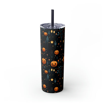 Pumpkins A Skinny Tumbler with Straw, 20oz